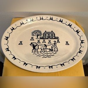 Metlox “Poppytrail” 13.5” platter.